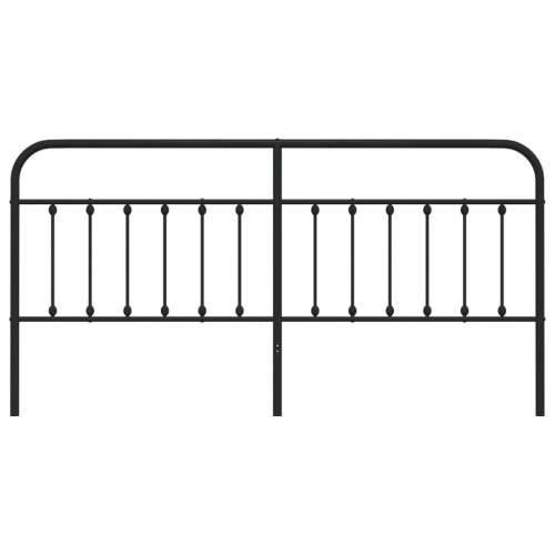 Metalno uzglavlje crno 193 cm - Crna 193 cm 1 Cijena