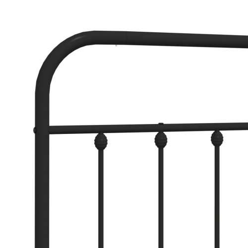 Metalno uzglavlje crno 193 cm - Crna 193 cm 1 Cijena