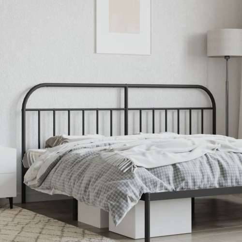 Metalno uzglavlje crno 193 cm - Crna 193 cm 1 Cijena
