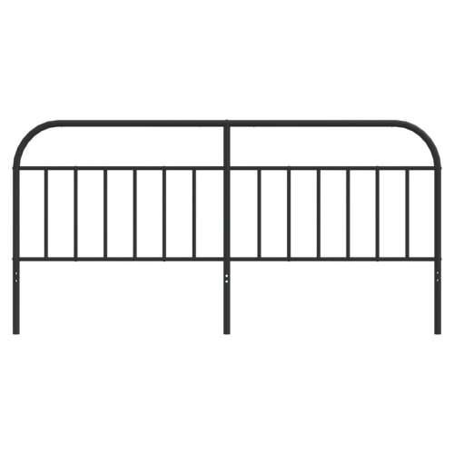 Metalno uzglavlje crno 193 cm - Crna 193 cm 1 Cijena