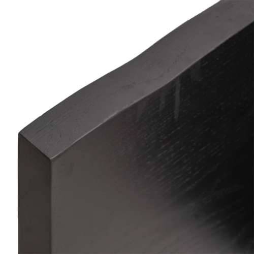 Stolna ploča tamnosmeđa 60x60x(2-4) cm obrađena hrastovina Cijena