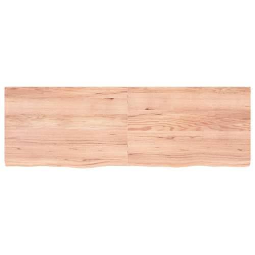 Stolna ploča svjetlosmeđa 180x60x(2-6) cm tretirana hrastovina - Svjetlosmeđa 180 x 60 x 6 cm 1 Cijena