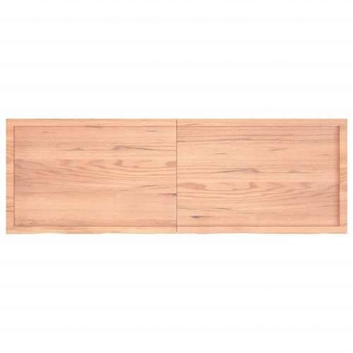 Stolna ploča svjetlosmeđa 180x60x(2-6) cm tretirana hrastovina - Svjetlosmeđa 180 x 60 x 6 cm 1 Cijena
