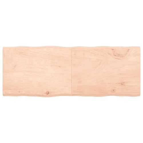 Stolna ploča 160x60x(2-4) cm od hrastovine sa živim rubom - Prirodna 160 x 60 x 4 cm 1 Cijena