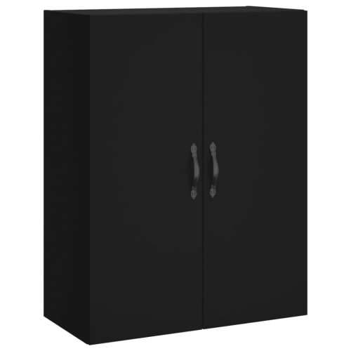 Zidni ormarić crni 69,5 x 34 x 90 cm od konstruiranog drva - Crna 1 Cijena