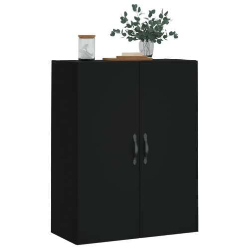 Zidni ormarić crni 69,5 x 34 x 90 cm od konstruiranog drva - Crna 1 Cijena