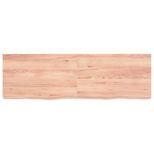 Stolna ploča svjetlosmeđa 160x50x(2-6) cm tretirana hrastovina - Svjetlosmeđa 160 x 50 x 6 cm 1 Cijena