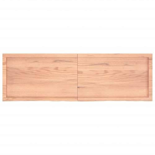 Stolna ploča svjetlosmeđa 160x50x(2-6) cm tretirana hrastovina - Svjetlosmeđa 160 x 50 x 6 cm 1 Cijena