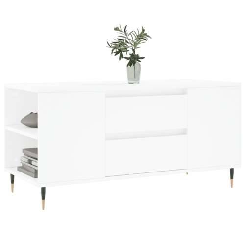 Stolić za kavu bijeli 102 x 44,5 x 50 cm od konstruiranog drva - Bijela 1 Cijena