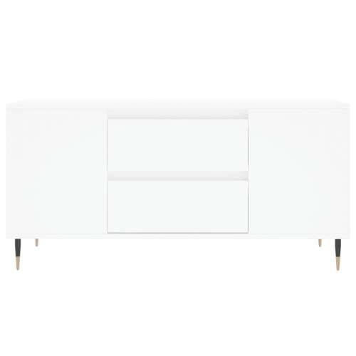 Stolić za kavu bijeli 102 x 44,5 x 50 cm od konstruiranog drva - Bijela 1 Cijena