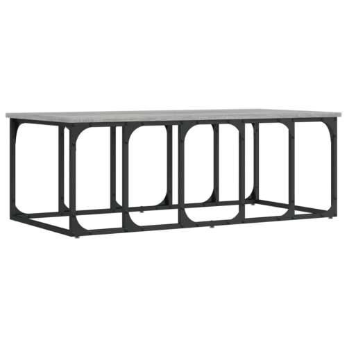 Stolić za kavu siva boja hrasta 100x50x35,5cm konstruirano drvo - Sivi hrast sonoma 1 Cijena