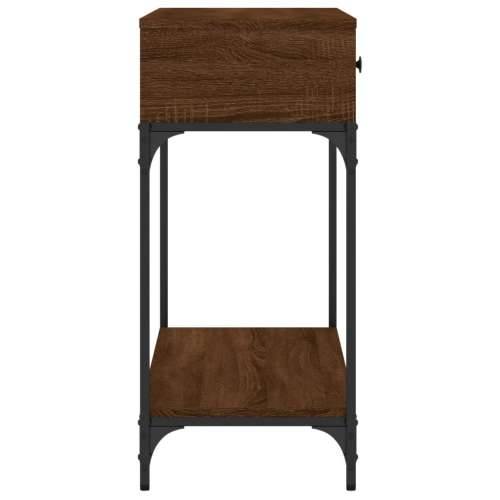 Konzolni stol boja hrasta 100 x 34,5 x 75 cm konstruirano drvo - Smeđi hrast 1 100 cm Cijena