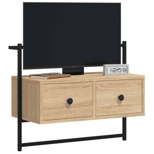 TV ormarić zidni boja hrasta 60,5x30x51 cm konstruirano drvo - sonoma hrast 1 60.5 cm Cijena