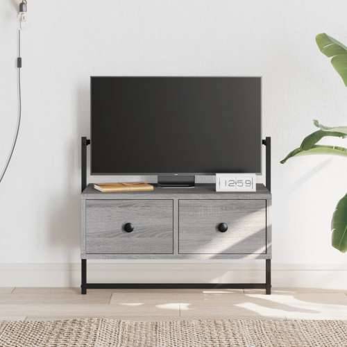 TV ormarić zidni boja hrasta 60,5x30x51 cm konstruirano drvo - Sivi hrast sonoma 1 60.5 cm Cijena