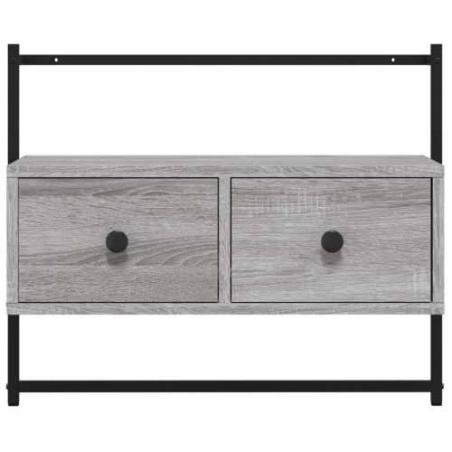 TV ormarić zidni boja hrasta 60,5x30x51 cm konstruirano drvo - Sivi hrast sonoma 1 60.5 cm Cijena