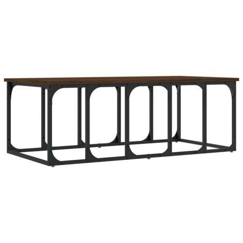 Stolić za kavu boja hrasta 100 x 50 x 35,5 cm konstruirano drvo - Smeđi hrast 1 Cijena