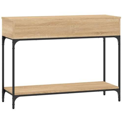 Konzolni stol boja hrasta 100 x 34,5 x 75 cm konstruirano drvo - sonoma hrast 1 100 cm Cijena
