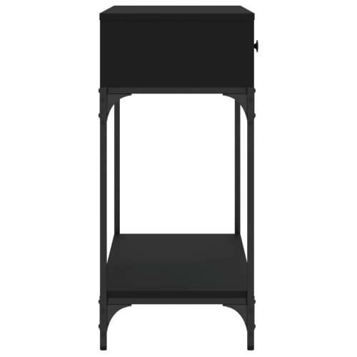 Konzolni stol crni 100 x 34,5 x 75 cm od konstruiranog drva - Crna 1 100 cm Cijena