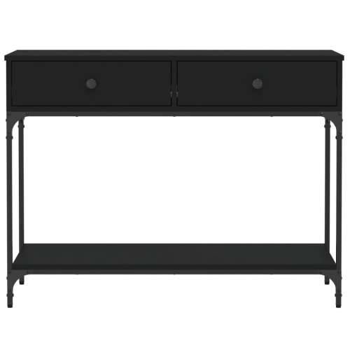 Konzolni stol crni 100 x 34,5 x 75 cm od konstruiranog drva - Crna 1 100 cm Cijena
