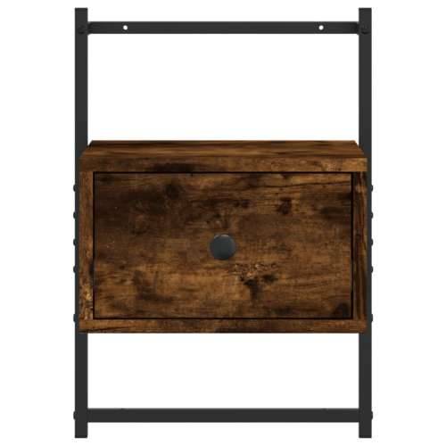 Noćni ormarići zidni 2 kom boja hrasta 35 x 30 x 51 cm drveni - Dimljeni hrast 2 Cijena