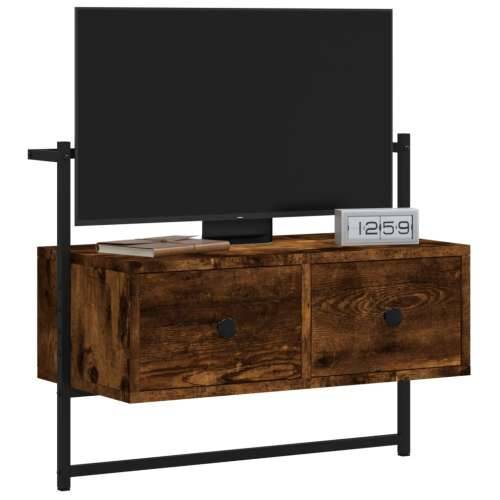 TV ormarić zidni boja hrasta 60,5x30x51 cm konstruirano drvo - Dimljeni hrast 1 60.5 cm Cijena
