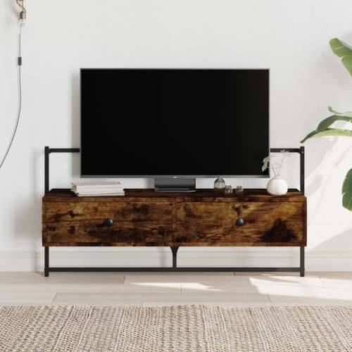 TV ormarić zidni boja hrasta 100,5x30x51 cm konstruirano drvo - Dimljeni hrast 1 100.5 cm Cijena