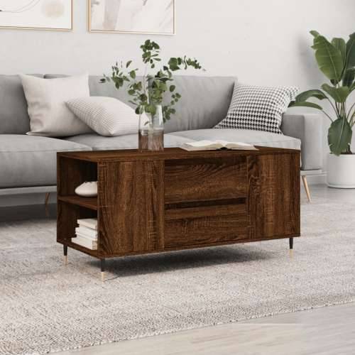 Stolić za kavu boja hrasta 102x44,5x50 cm od konstruiranog drva - Smeđi hrast 1 Cijena
