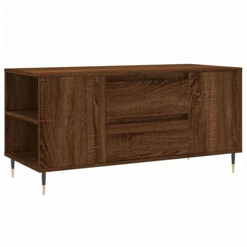 Stolić za kavu boja hrasta 102x44,5x50 cm od konstruiranog drva - Smeđi hrast 1 Cijena