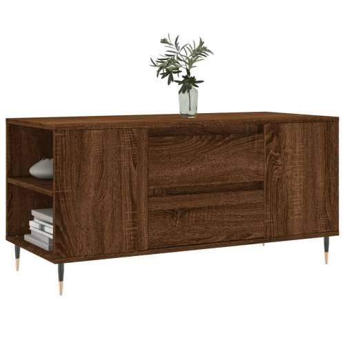 Stolić za kavu boja hrasta 102x44,5x50 cm od konstruiranog drva - Smeđi hrast 1 Cijena