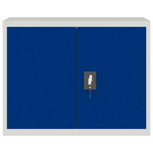 Ormarić za spise svjetlosivi i plavi 90 x 40 x 70 cm čelični - Svjetlosiva i plava 90 x 40 x 70 cm 1 Cijena