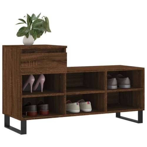 Ormarić za cipele boja hrasta 102x36x60 cm konstruirano drvo - Smeđi hrast 1 Cijena