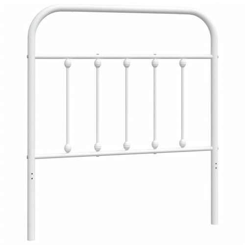 Metalno uzglavlje bijelo 80 cm - Bijela 80 cm 1 Cijena