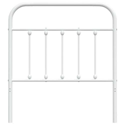 Metalno uzglavlje bijelo 80 cm - Bijela 80 cm 1 Cijena