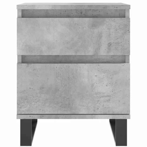 Noćni ormarić siva boja betona 40x35x50 cm konstruirano drvo - Beton siva 1 Cijena
