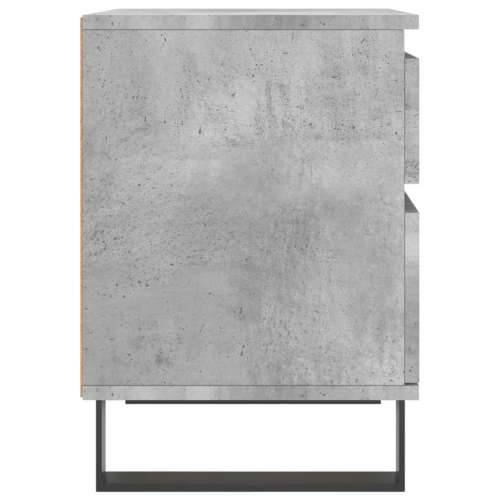 Noćni ormarić siva boja betona 40x35x50 cm konstruirano drvo - Beton siva 1 Cijena