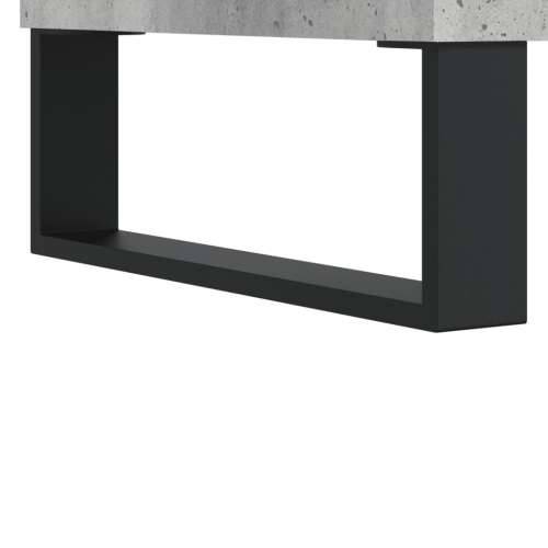 Noćni ormarić siva boja betona 40x35x50 cm konstruirano drvo - Beton siva 1 Cijena