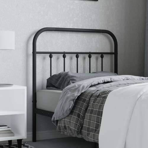 Metalno uzglavlje crno 80 cm - Crna 80 cm 1 Cijena
