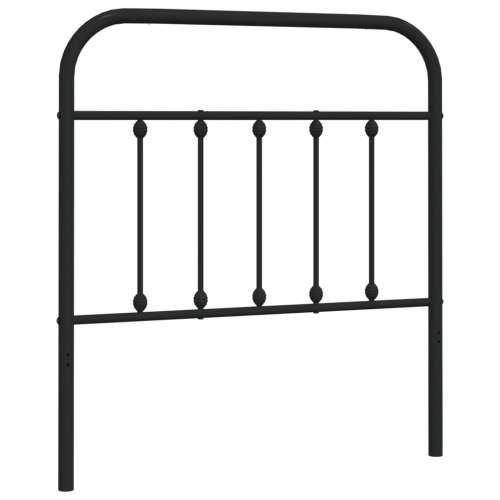 Metalno uzglavlje crno 80 cm - Crna 80 cm 1 Cijena
