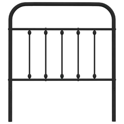 Metalno uzglavlje crno 80 cm - Crna 80 cm 1 Cijena