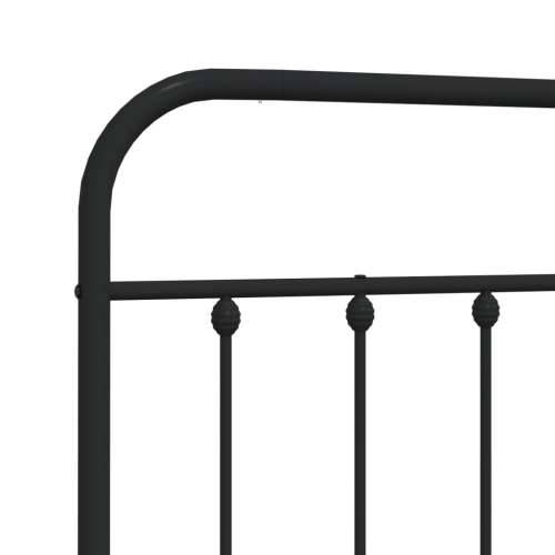 Metalno uzglavlje crno 80 cm - Crna 80 cm 1 Cijena