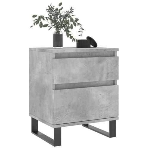 Noćni ormarići 2 kom boja betona 40x35x50 cm konstruirano drvo - Beton siva 2 Cijena