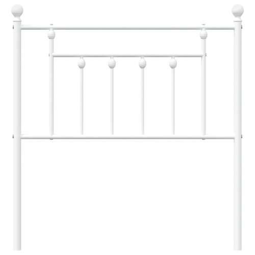 Metalno uzglavlje bijelo 80 cm Bijela 80 cm 1 Cijena