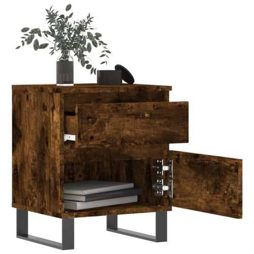 Noćni ormarići 2 kom boja hrasta 40x35x50 cm konstruirano drvo - Dimljeni hrast 2 Cijena