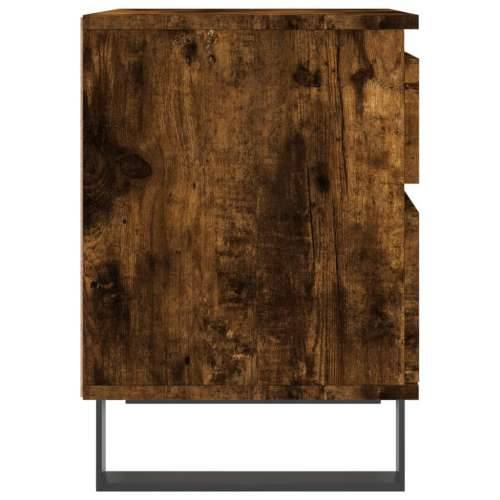 Noćni ormarići 2 kom boja hrasta 40x35x50 cm konstruirano drvo - Dimljeni hrast 2 Cijena