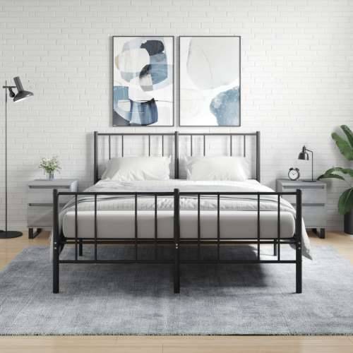 Noćni ormarići 2 kom boja hrasta 40x35x50 cm konstruirano drvo - Sivi hrast sonoma 2 Cijena