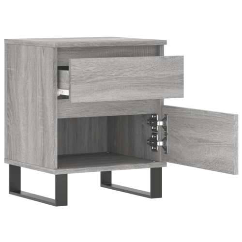Noćni ormarići 2 kom boja hrasta 40x35x50 cm konstruirano drvo - Sivi hrast sonoma 2 Cijena
