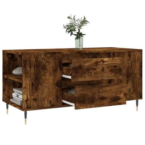 Stolić za kavu boja hrasta 102x44,5x50 cm od konstruiranog drva - Dimljeni hrast 1 Cijena