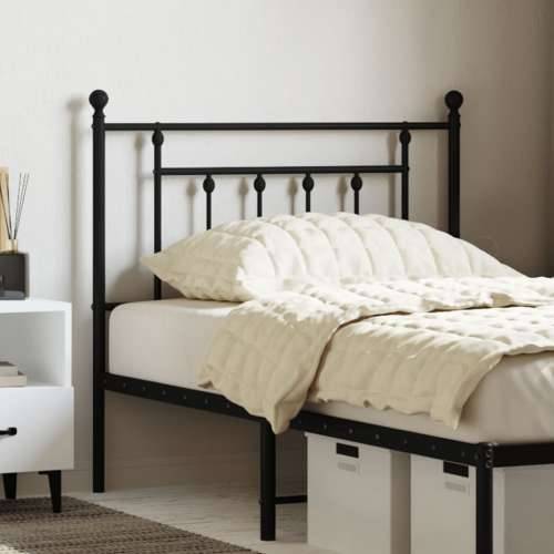 Metalno uzglavlje crno 90 cm - Crna 90 cm 1 Cijena