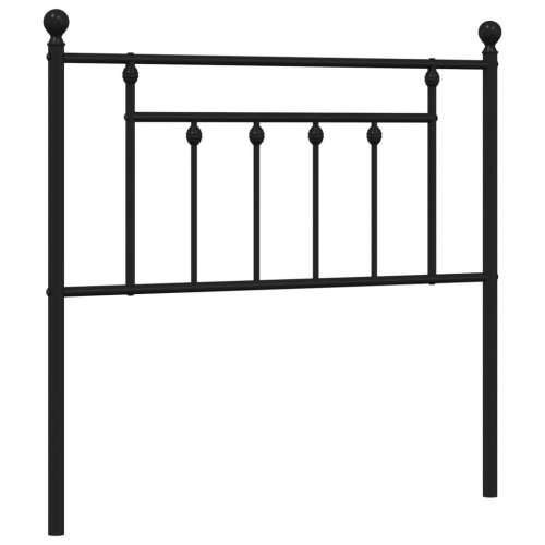 Metalno uzglavlje crno 90 cm - Crna 90 cm 1 Cijena