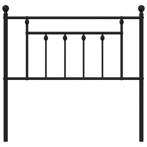 Metalno uzglavlje crno 90 cm - Crna 90 cm 1 Cijena